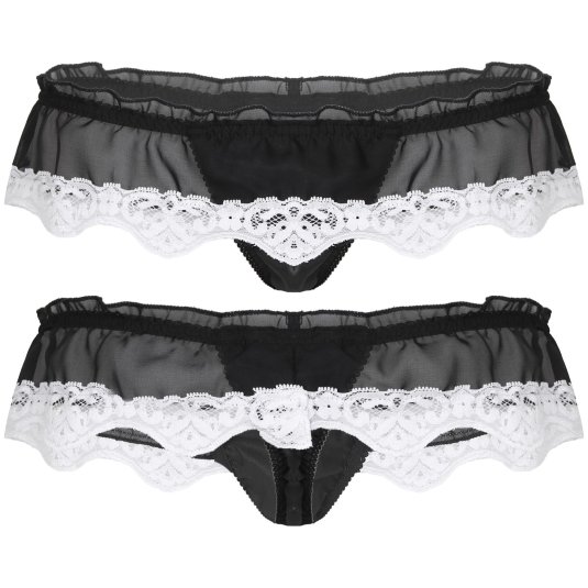 Трусы женские с рюшами