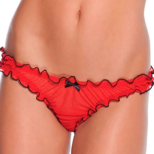 Красные женские трусы