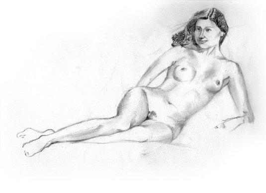 Рисованные голые женщины