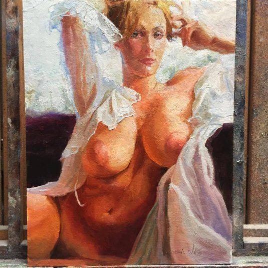 Эрик уоллис обнаженка живопись