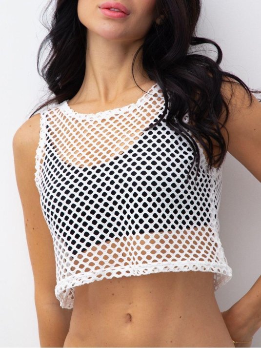 Кроп топ сетка