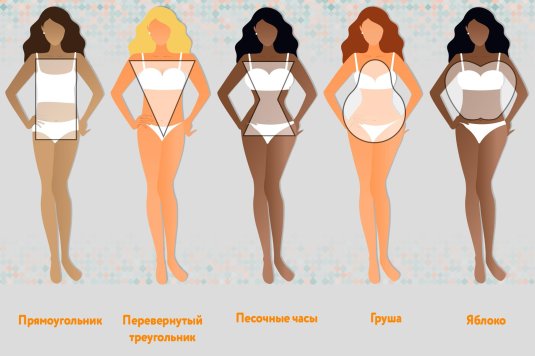 Женская фигура типы
