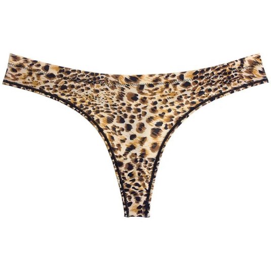 Леопардовые стринги женские