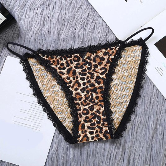 Леопардовые трусики женские