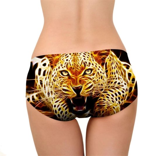 Тигровые трусы женские