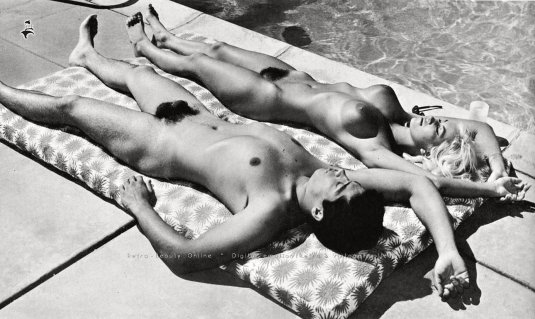 Ретро порнография в бассейне