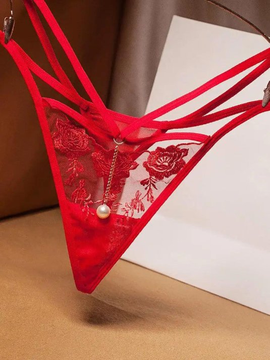 Стринги женские прозрачные открытые