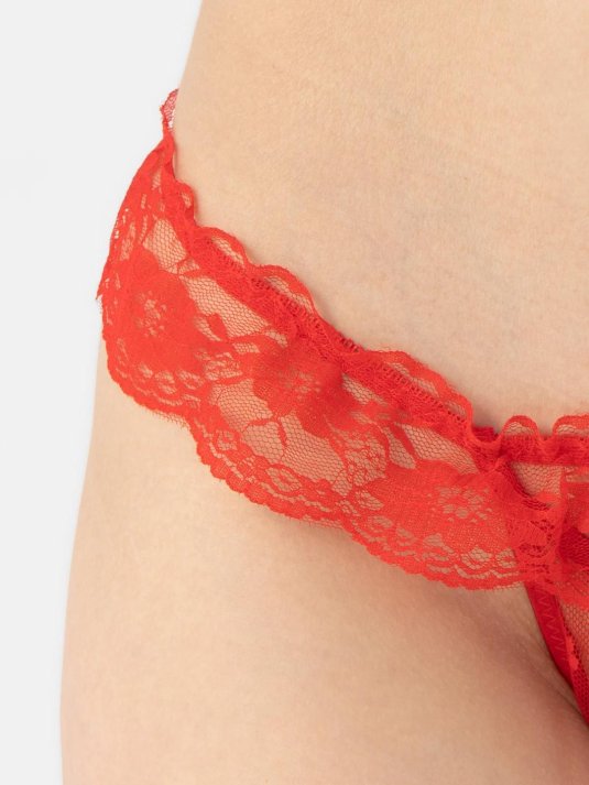 Кружевные трусики с доступом