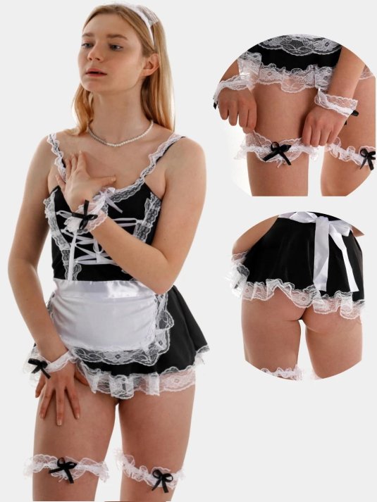 Эротический костюм для ролевых игр горничная