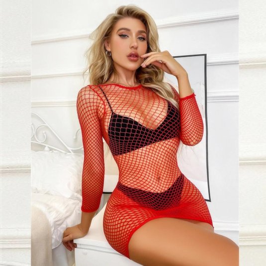Платье эротическое сетка