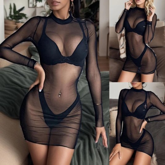 Эротическое прозрачное платье