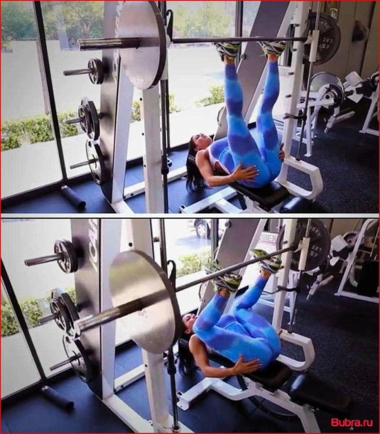 Жим ногами в тренажере смита