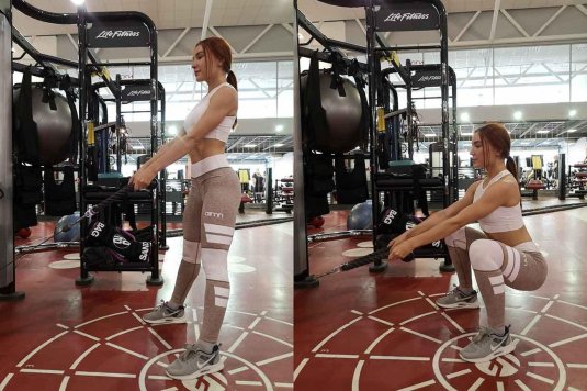 Болгарские сплит приседания техника выполнения