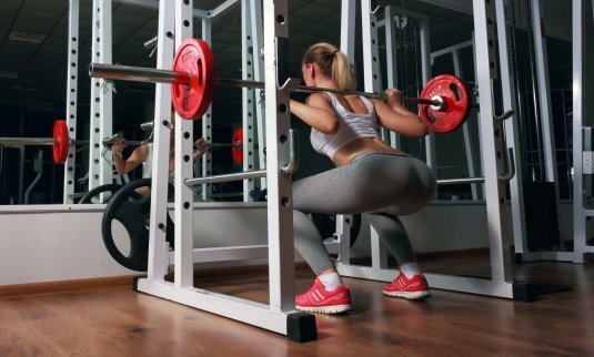 Присед со штангой