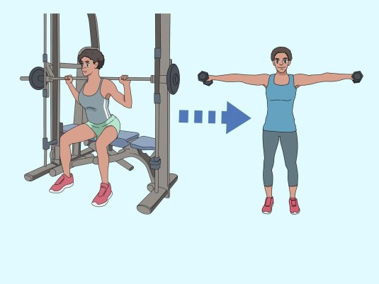 Выпады в тренажере смита