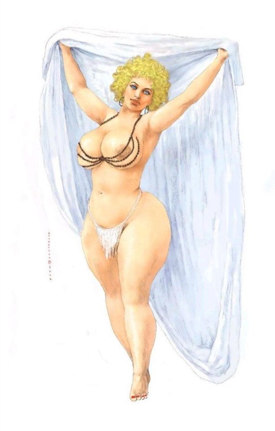 Рисунки голых толстых женщин