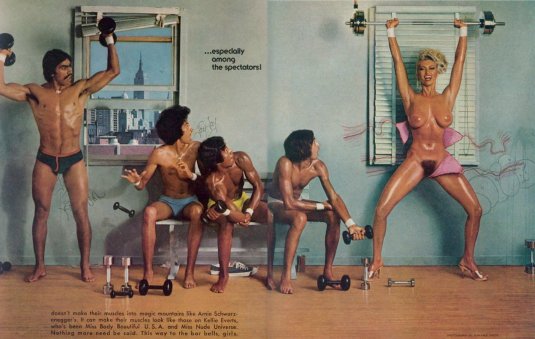 Голые спортивные ретро