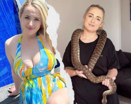 Девушка со змеей