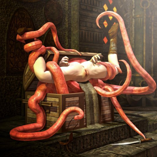 Порно тентакли д