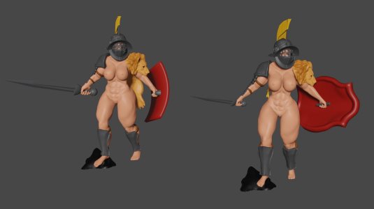 Спартанский воин женщина