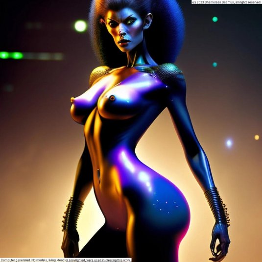 Голые красивые инопланетянки