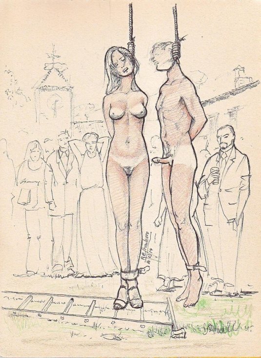Марк десадов рисунки казни