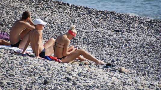 Пляж спутник сочи нудийский