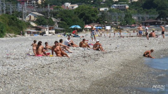 Нудийский пляж в дагомысе