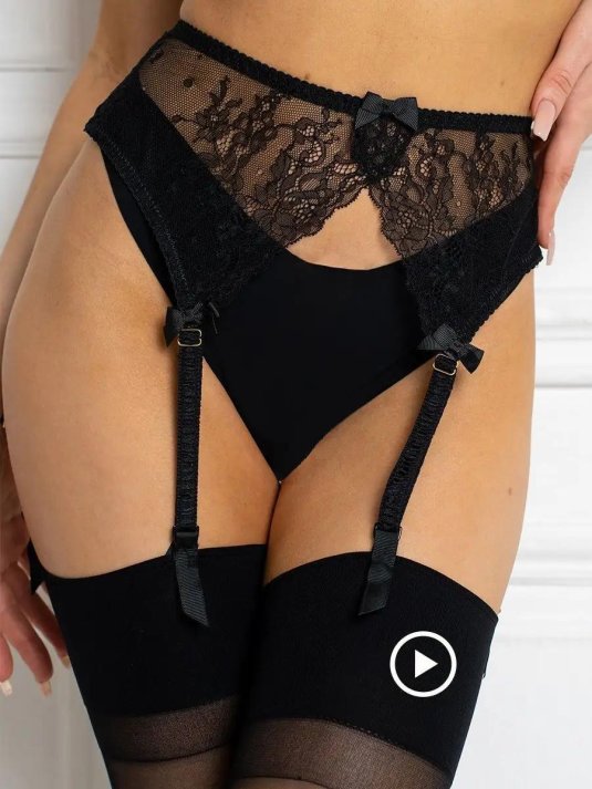 Кружевной пояс для чулок