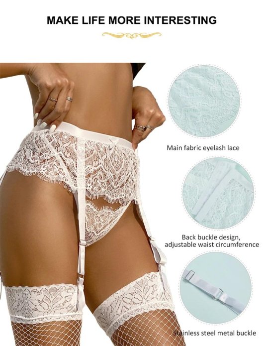 Кружевной пояс для чулок