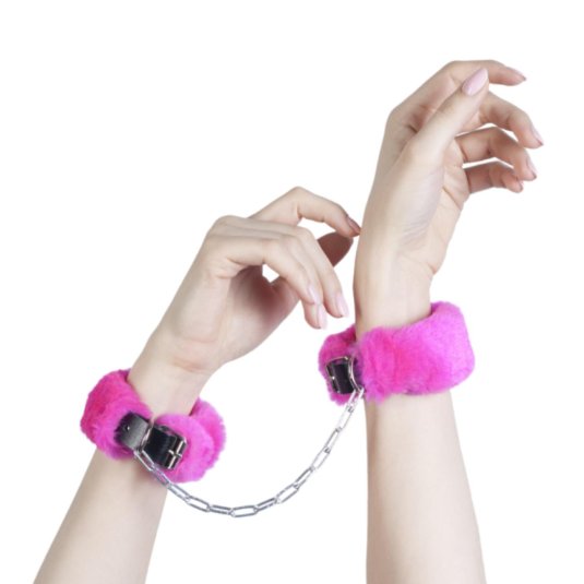 Наручники розовые пушистые