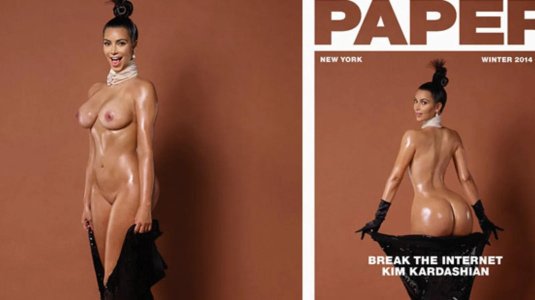 Ким кардашьян обнажёнка