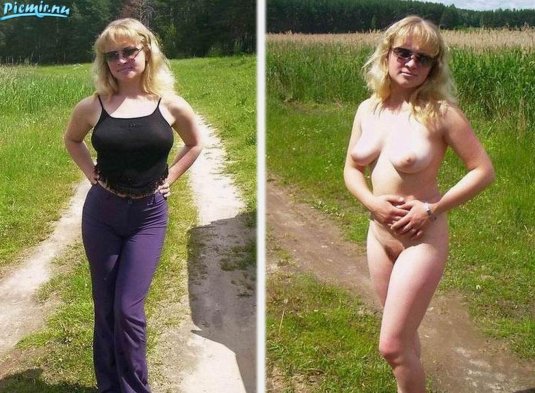 Одетые и раздетые женщины