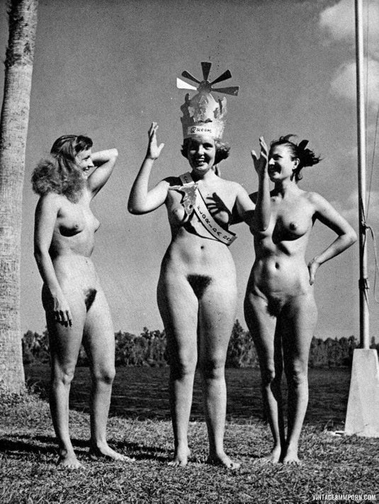 Ретро голые конкурсы красоты