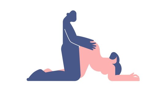 Силуэт беременной женщины