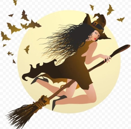 Баба яга на метле