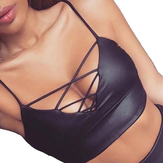 Кожаный лифчик