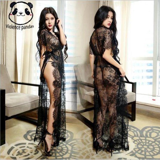 Эротичное длинное платье