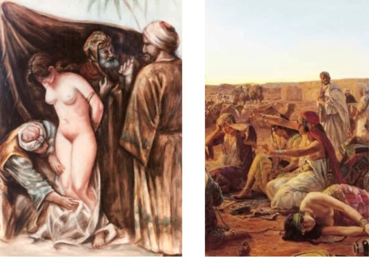 Голые рабыни на невольничьем рынке