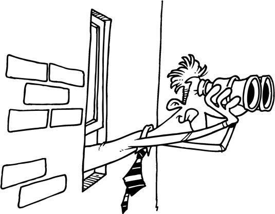 Бинокль раскраска