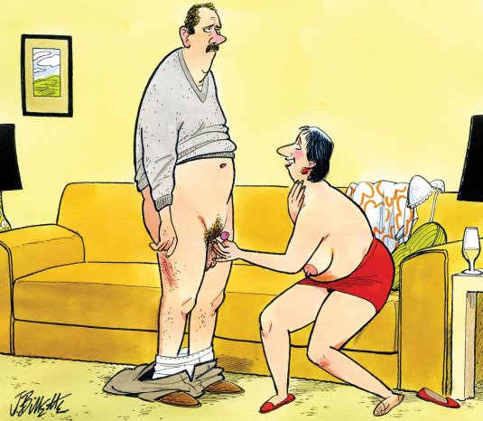 Эротические карикатуры в туалете