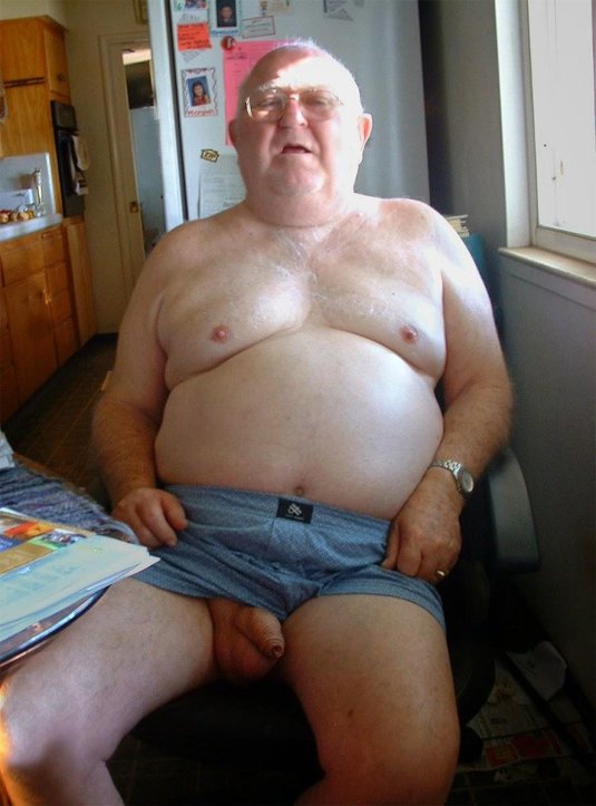 Толстые голые старые мужчины