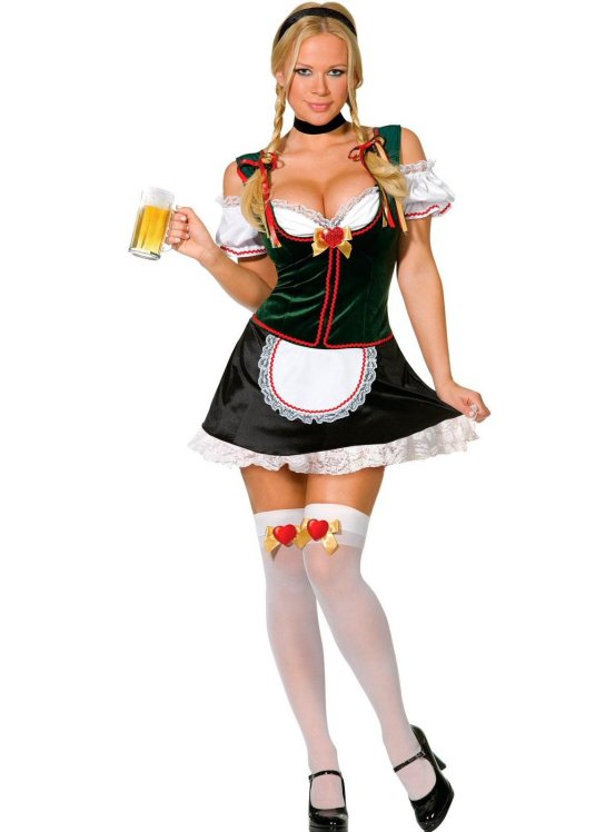 Октоберфест девушка с пивом