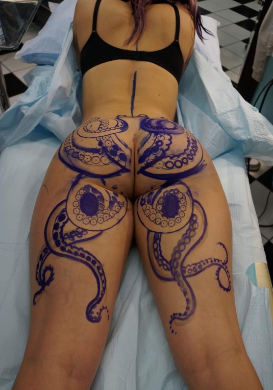 Тату осьминог