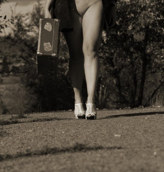 Чемодан старый