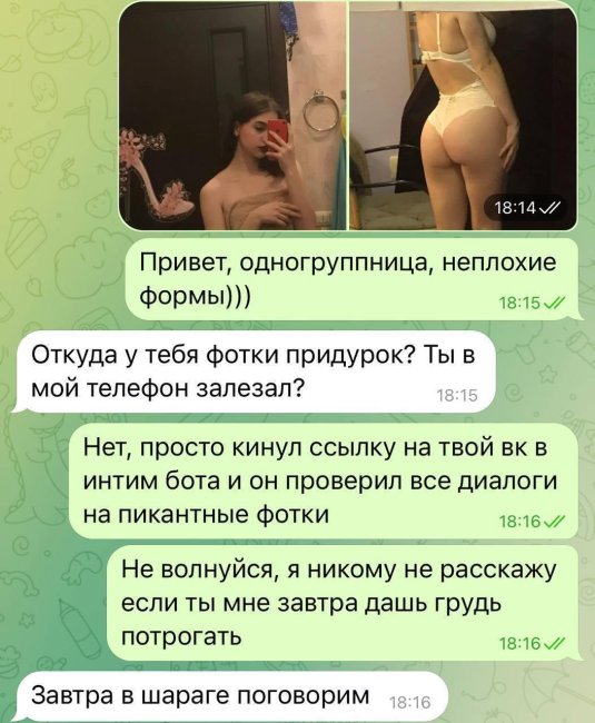 Слитые интимные переписки
