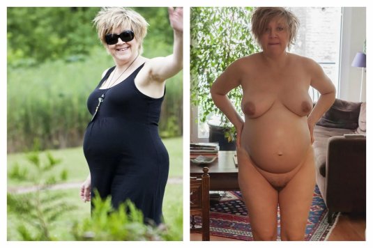 Пожилые одетые и раздетые