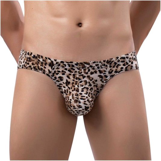Леопардовые стринги мужские