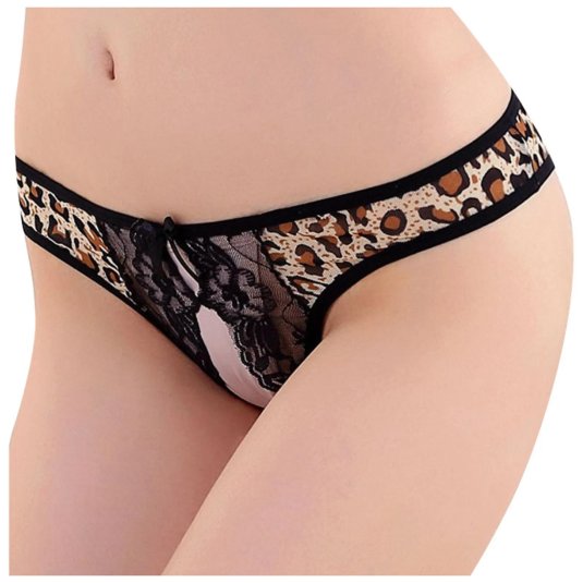 Леопардовые трусики женские