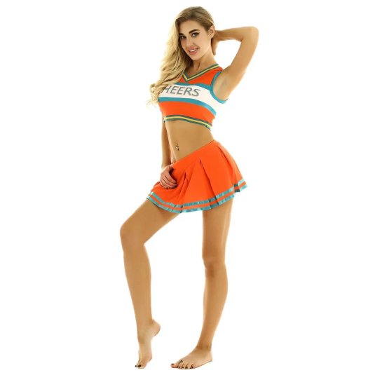 Костюм для черлидерш юбка и кофта